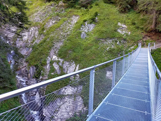 Damüls Hängebrücke Plattentobel